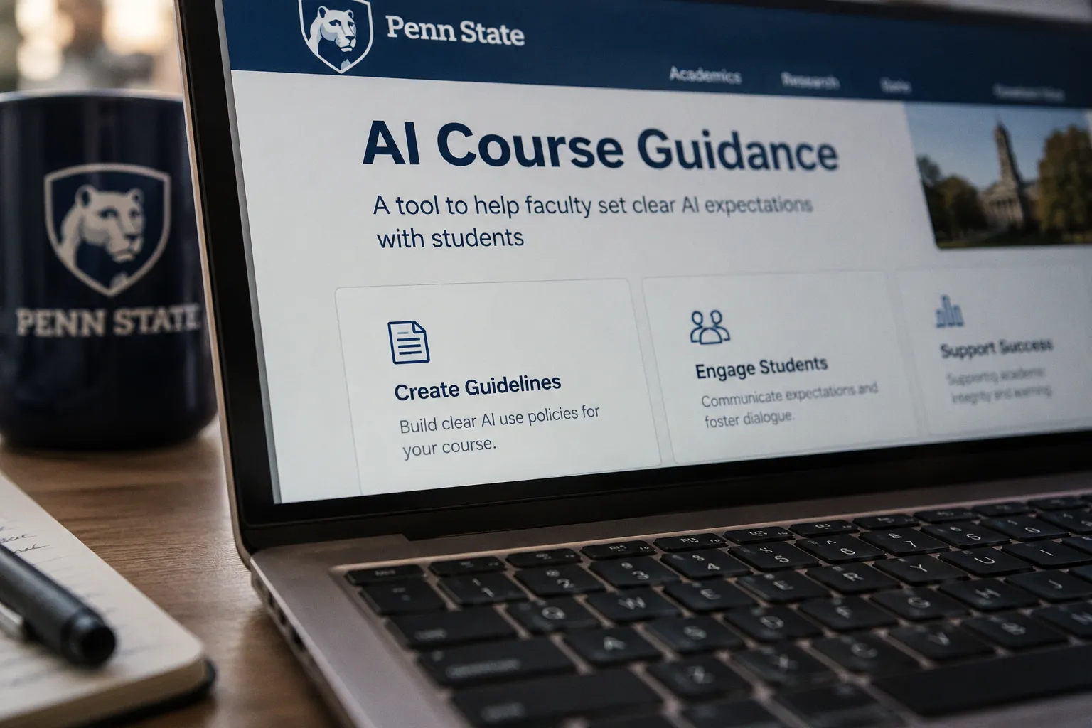 Penn State launches tool to help faculty set clear AI expectations with students